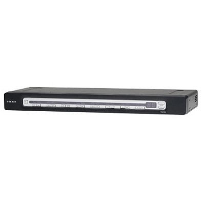 BELKIN COMPONENTS KVM Switch 16 Rack-Mountable USB PS/2 Provides Easy Dependable Server Control