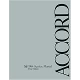 1994 HONDA ACCORD Shop Service Repair Manual Book by Honda