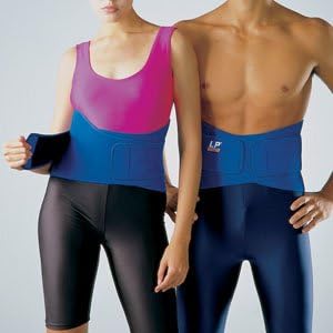 PIL LP High Back Support - Improves Spinal Posture (Unisex; Black)