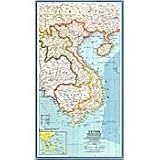 1965 Vietnam, Cambodia, Laos, and Eastern Thailand Map, Mounted