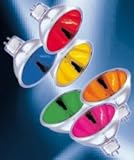 50 Watt Colored MR-16 Spot Light, Orange, Covergaurd