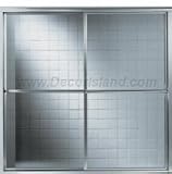 Custom Bypass Framed Shower Doors w/Crystal Clear Glass K-711000-L-0