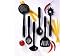 Kitchen & Housewares : Matte Black Utensil Set 6-pc.