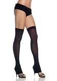 Opaque Footless Thigh High Nylon Stocking