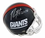 Rodney Hampton Autographed New York Giants Mini Football Helmet Inscribed with "2X PB"
