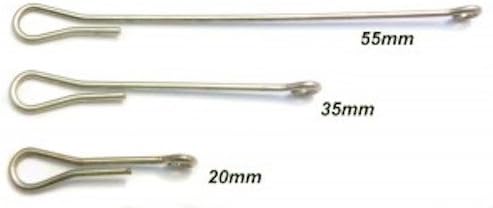 Fish Skull Articulated Shank - 20 Shanks - Fly Tying