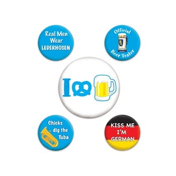 Oktoberfest Party Buttons Case Pack 72