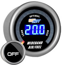 GlowShift Tinted Wideband Air/Fuel Ratio Gauge On Sale