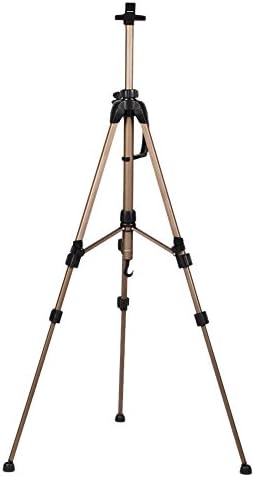 Olymstore(TM) Portable Artist Foldable Easel Picture Holder Stand Display Sketching Painting Light Weight Easel with Carry Bag (Zinc Alloy Folding Hand Easel Champagne)