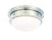 Hudson Valley Lighting 3322-SN Trumbull 2 Light Flush Mount in Satin Nickel