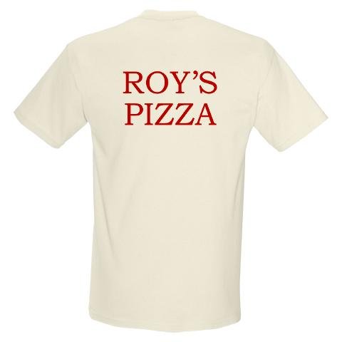  TMNT II Roy's Pizza Grey T-Shirt - Kino Ninja Light T-Shirt by CafePress