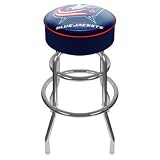 NHL Columbus Blue Jackets Padded Bar Stool
