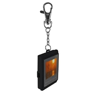 32MB BLACK 1.5 inch Digital Photo Frame Key ring with Built-in Rechargeable Battery....USB....Plug & Play (No Installation Software Required)