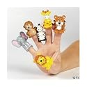 24 Safari Zoo Theme Finger Puppets