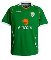 Umbro Republic of Ireland Home Short Sleeve Jersey Home 08- X-Large Junior