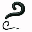 Resin Imitation Water Buffalo Horn Jewelry Ear Tribal, 3mm (8G) - Sold as a Pair