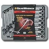 12 Piece Metric X-Beam Ratcheting Combination Wrench Set