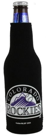 COLORADO ROCKIES BOTTLE SUIT KOOZIE COOLER COOZIE