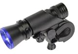 7dayshop High Power 3 Watt Cree Led Front Bicycle Flashlight / Bike Light With Mount - Blue - Super Bright!