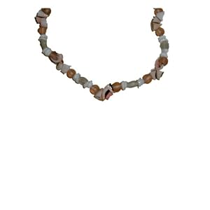 Hawaiian Puka & Everlasting Shells & Beads Necklace / Choker