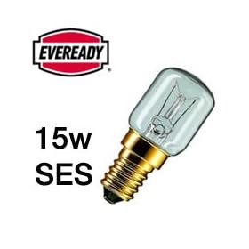 1x Eveready 15W Pygmy Bulb Appliance Lamp SES(E14) -