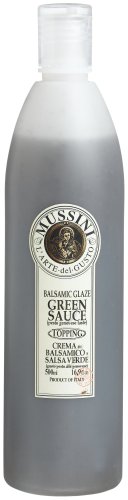 Mussini Balsamic Glaze, Green Sauce, 16.9-Ounce Bottle by Mussini