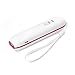 BAKTH 3000mAh Mini Portable Power Bank for Smart Phones White and Red