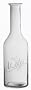 America Retold  Etched Glass Water Carafe