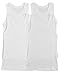 T-cotton Boys 100% Soft Cotton Scoop Neck Undershirt Solid White (4 Pack)