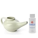 Neti Pot Starter Kit with 1.5 Oz Aromatic Salt Original Neti Pot Salt