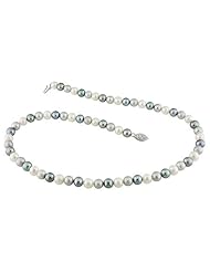 14k white gold 6.5-7 MM Freshwater Cultured Pearl Strand, 18"