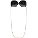 GIRLPROPS Vintage 6mm Imitation Pearl Chain Eyeglass Holder, in Imitation Pearl with Gold Tone Finish