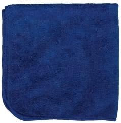 Detailer's 16""x16"" Blue Microfiber Cloth, Bag of 12 Tools Equipment Hand Tools
