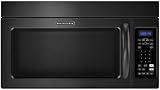 KitchenAid: KHMS2040W 2.0 cu. ft. Over-the-Range Microwave with 1,000 Watts, 300 CFM Hood and Popcor