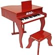 Schoenhut Toy Piano 3005R 30 key Carolina Red Fancy Baby Grand with Bench