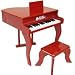 Schoenhut Toy Piano 3005R 30 key Carolina Red Fancy Baby Grand with Bench