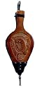 Hand Carved Bellow Dark Stained 17 1/2In. L