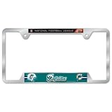 Miami Dolphins Metal License Plate Frame