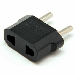 ADAPTADOR CONVERSOR ENCHUFE USA AMERICANO ASIA A EU EUROPEO CONECTOR width=