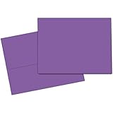 Blank Note Cards - Lilac Purple - 40 Thank You Note Cards For $12.99 - Matching Color Envelopes Included