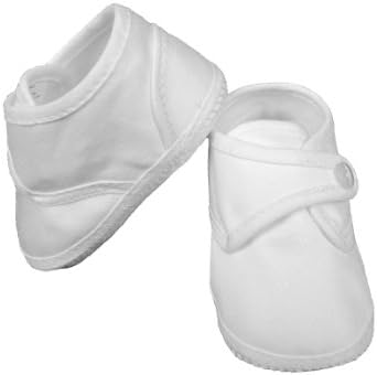 Boys Cotton Shoe with Button Closure