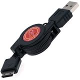 Oriongadgets Retractable Sync & Charge USB Cable for Samsung Alias 2 U750