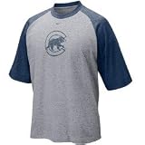 Look At Nike Chicago Cubs Heather Gray Raglan T shirt While You Still Can Nike Chicago Cubs Heather Gray Raglan T-shirt