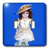 Collectible Dolls - Kestner Doll - Light Switch Covers - double toggle switch