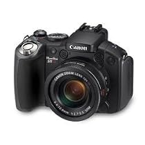 Canon PowerShot S5 IS Digital Camera - Black (8.0MP, 12x Optical Zoom) 2.5" LCD