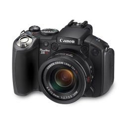 Canon PowerShot S5 IS Digital Camera - Black (8.0MP, 12x Optical Zoom) 2.5" LCD