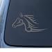 TRIBAL HORSE - Car, Truck, Notebook, Vinyl Decal Sticker #1215 | Vinyl Color: Silver