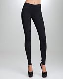 Pieced Leatherette Leggings - BLACK (S)