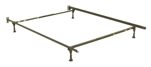Adjustable Twin/Full Sturdy Metal w/ Gliders By Fashion Bed Group