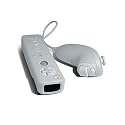 Shop4accessories White Silicone Skin Tough Rubber Case for the Nintendo Wii Remote & Nunchuk